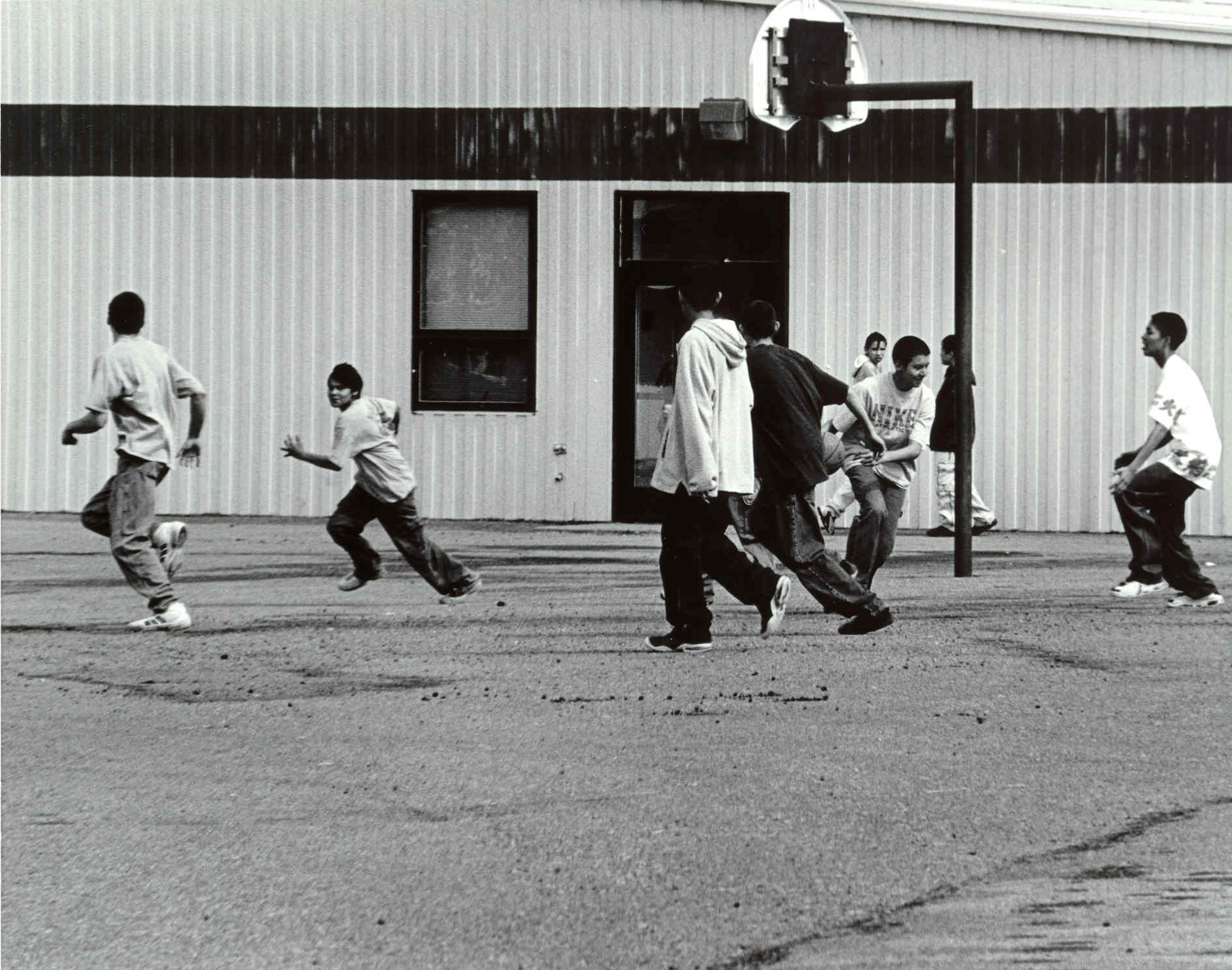 Children Playing Basketball