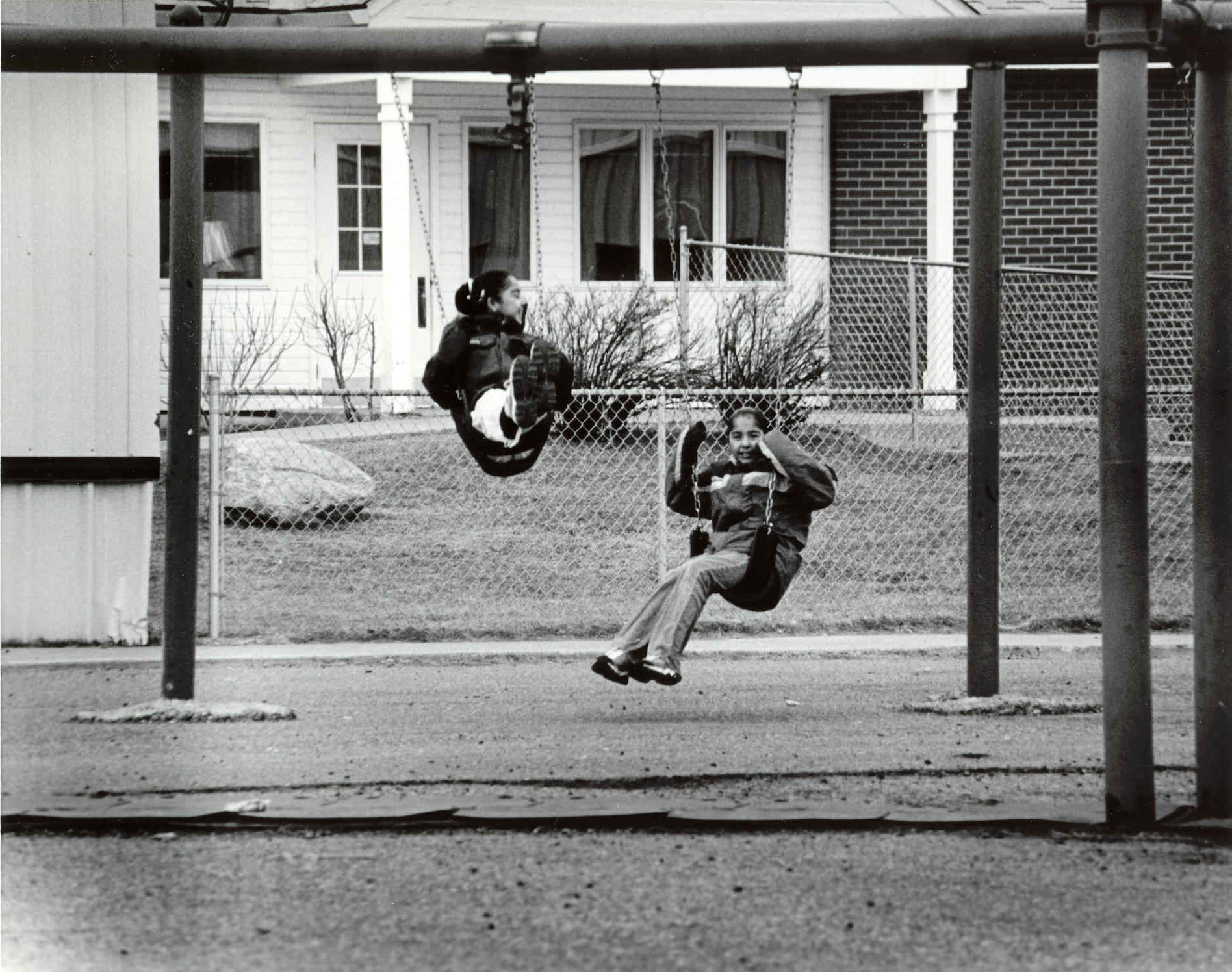Children on a Swing