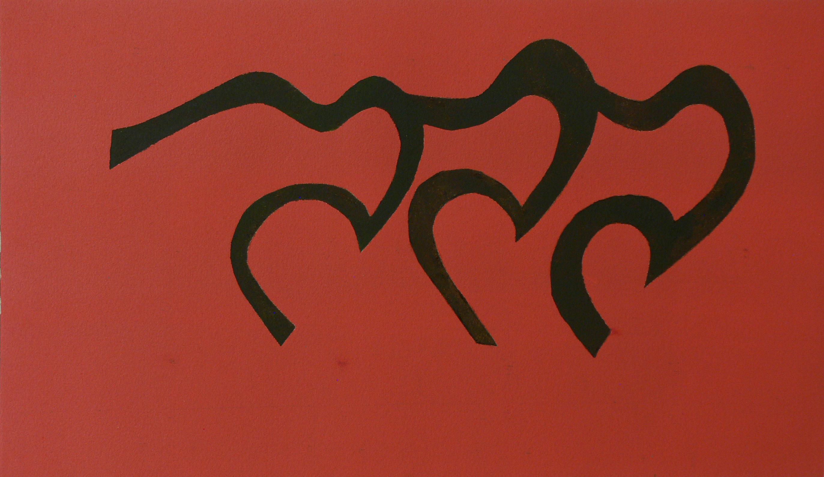 The Buffalo Hunt Turns The Ground REd